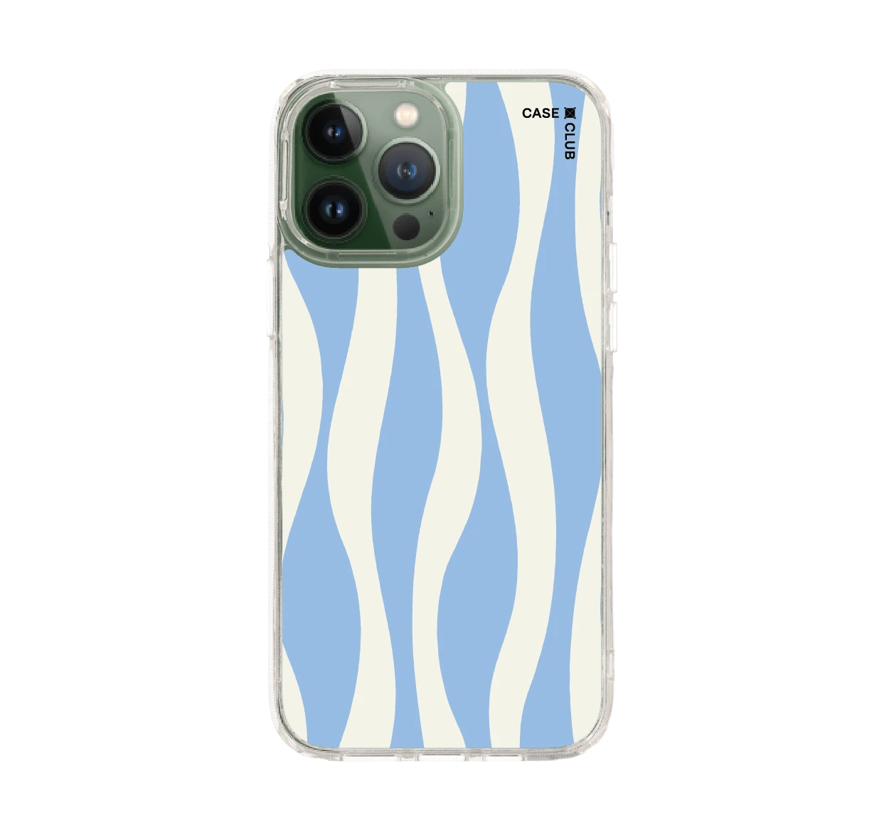 white & blue wavy pattern